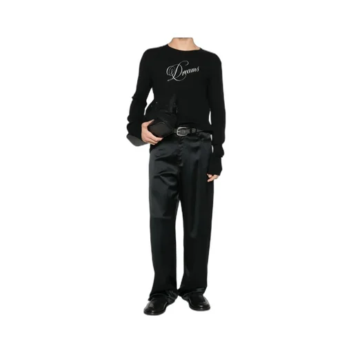 Crew Neck Long-Sleeved Knitwear