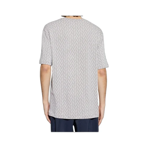 Giorgio Armani Geometric Patterned Crewneck T-Shirt