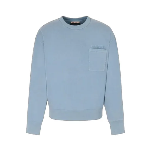 Marni Chest-Pocket Crewneck Sweatshirt
