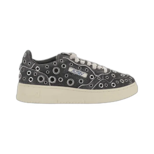 Eyelet-Embellishment Sneakers