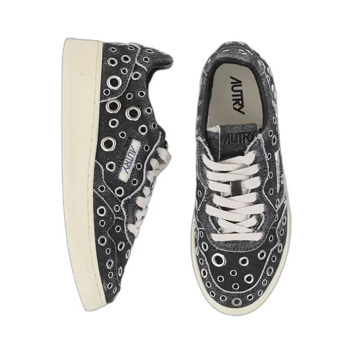 Eyelet-Embellishment Sneakers