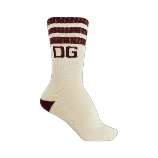 Dolce & Gabbana Logo Stripe Socks
