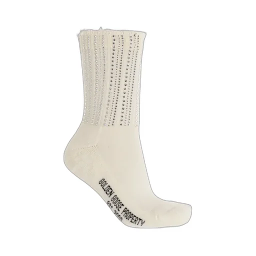 Golden Goose Deluxe Brand Crystal Ribbed Socks