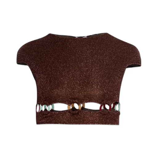 OsÉRee Lurex Thread Top