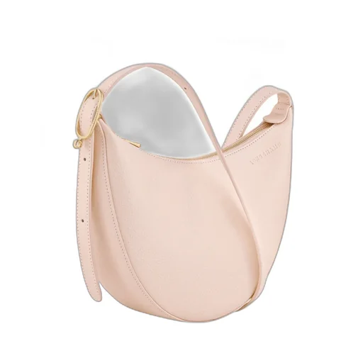 Small Le Foulonné Grained-Leather Crossbody Bag