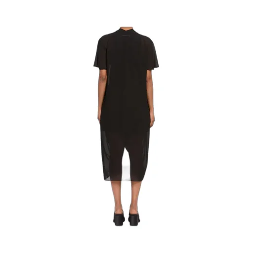 Mm6 Maison Margiela Draped Short-Sleeve Dress