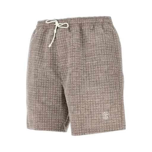 Brunello Cucinelli Allover Printed Drawstring Swim Shorts