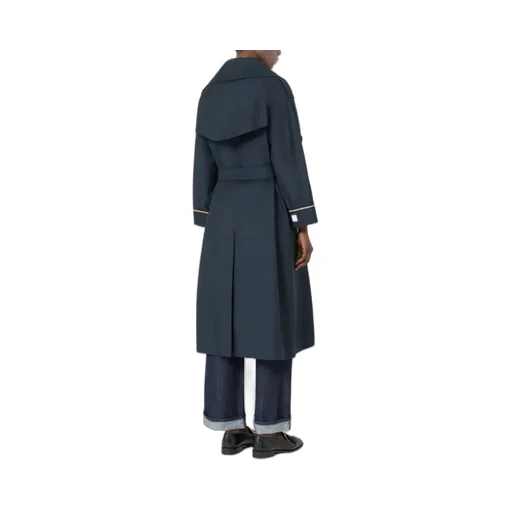 Oversized Waterproof Twill Trench Coat