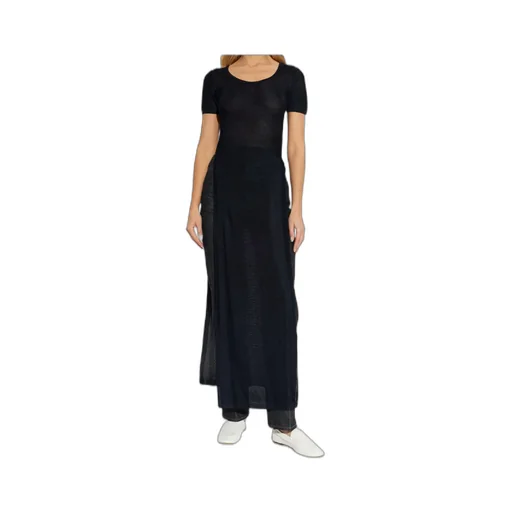 Lemaire Sheer Short Sleeve Knitted Dress