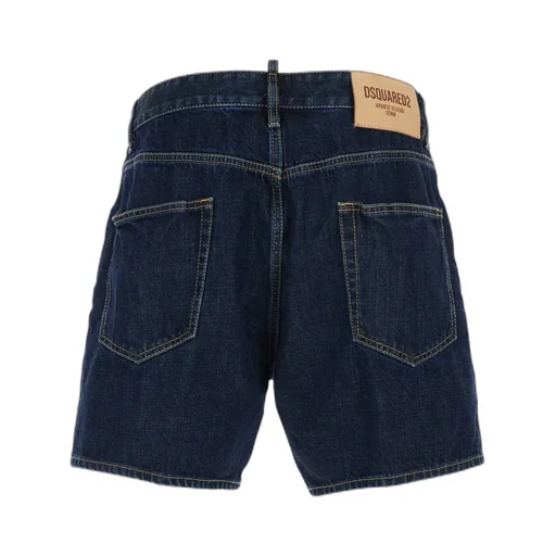 Dsquared2 Logo Patch Contrast Stitched Shorts