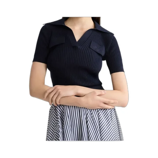 Logo-Embroidered Top
