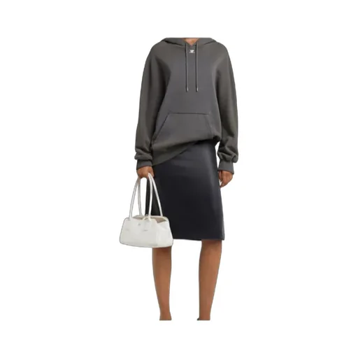 CourrÈGes Logo Drawstring Hoodie