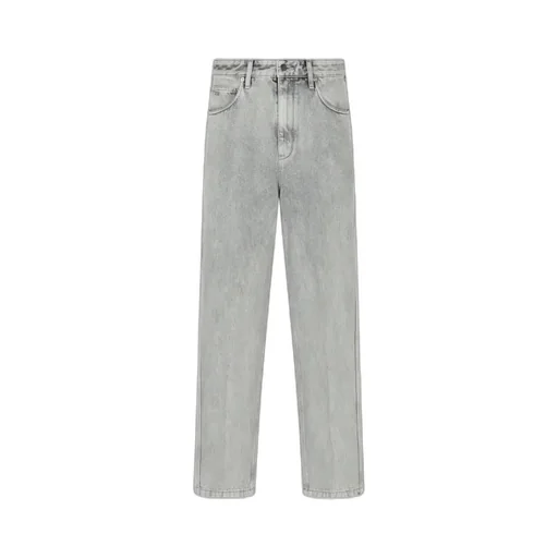 Emporio Armani Logo Patch Straight Hem Jeans