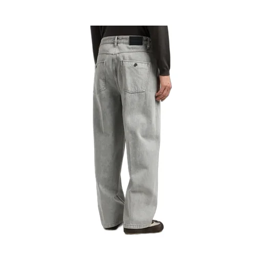 Emporio Armani Logo Patch Straight Hem Jeans