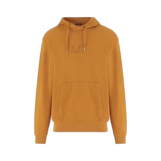 C.P. Company Logo Embroidered Drawstring Hoodie