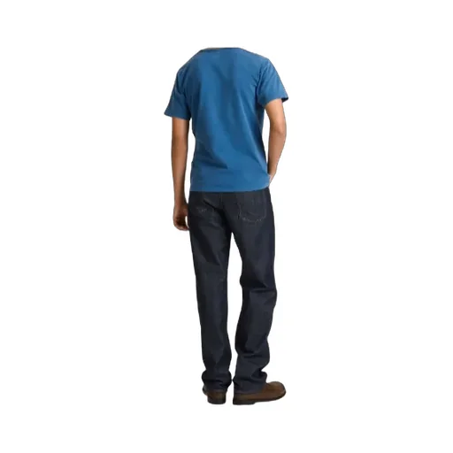 Peeking Frog Tshirt In Mid Blue