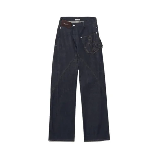 Twisted Workwear Denim Jeans In Indigo