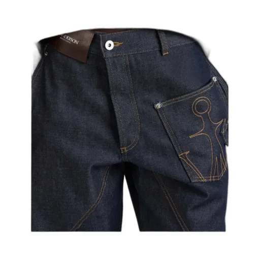 Twisted Workwear Denim Jeans In Indigo