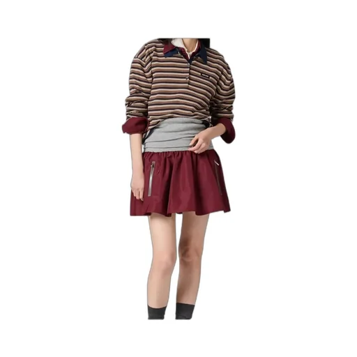 Miu Miu Elasticated Waistband Mini Skirt