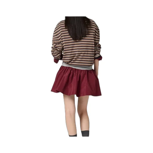 Miu Miu Elasticated Waistband Mini Skirt