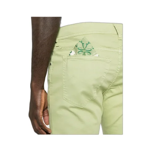 Buttoned Slim-Fit Jeans
