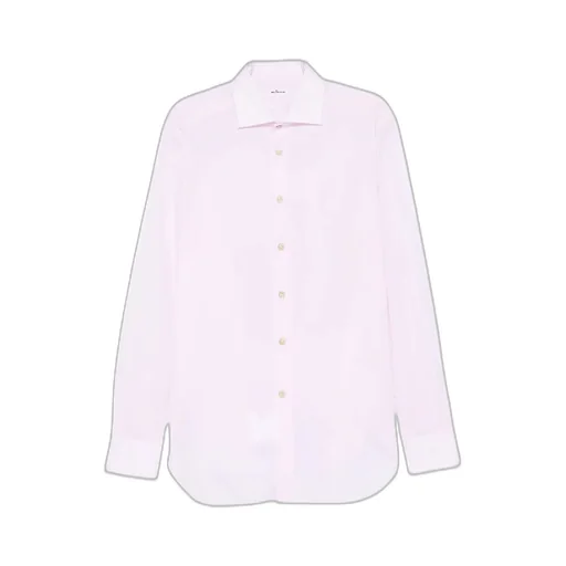 Kiton Long-Sleeved Curved Hem Shirt