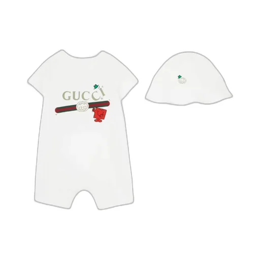 Baby Cotton Two-Piece Gift Set With Print