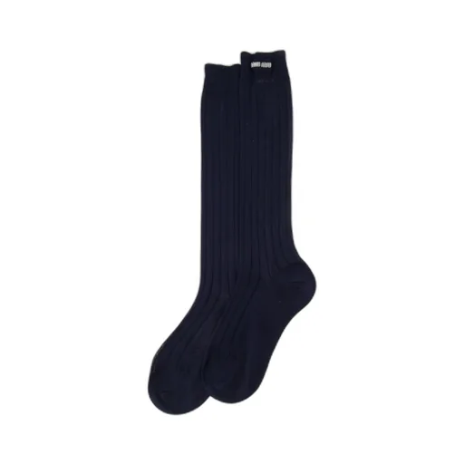 Logo Ribbed Socks