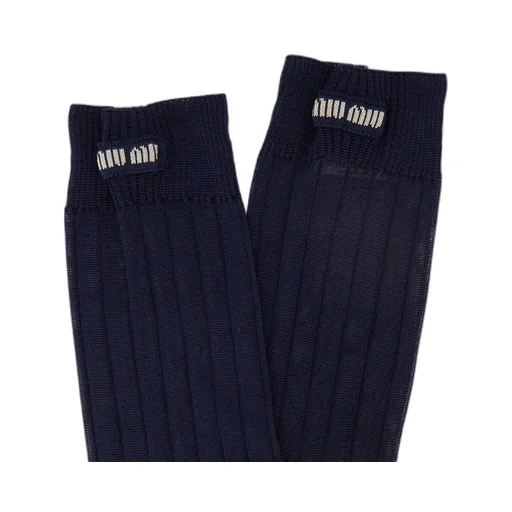 Logo Ribbed Socks