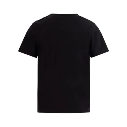 Balmain Kids Logo Embroidered Buttoned T-Shirt