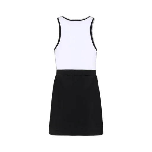 Button-Embellished Dress