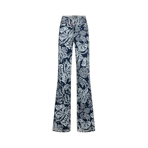 Dsquared2 Dalma Allover Printed Straight-Leg Jeans