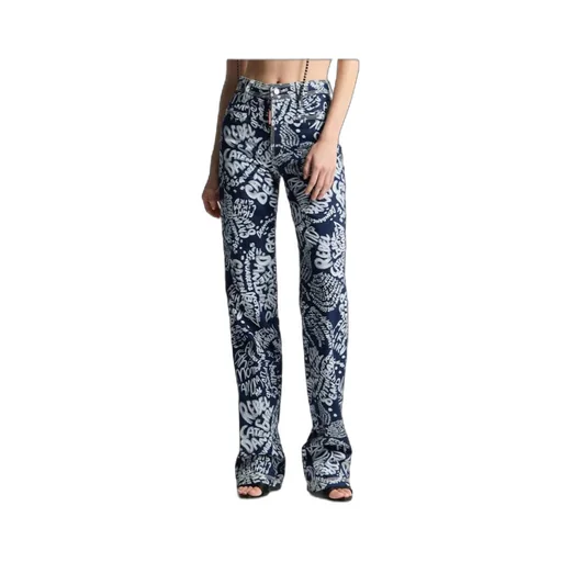 Dsquared2 Dalma Allover Printed Straight-Leg Jeans