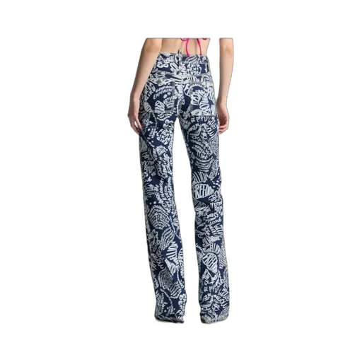 Dsquared2 Dalma Allover Printed Straight-Leg Jeans
