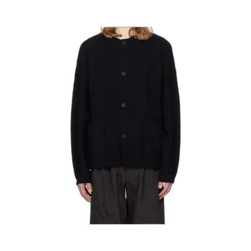Wool Blend Knit Cardigan