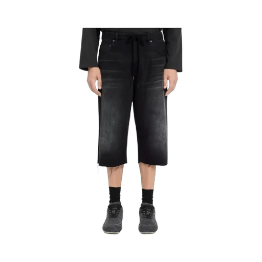 Frayed Denim Shorts