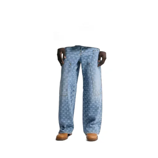 Belt-Loop Multiple-Pocket Jeans