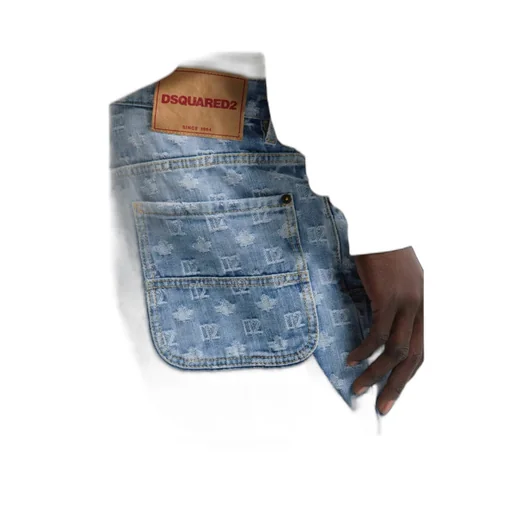 Belt-Loop Multiple-Pocket Jeans