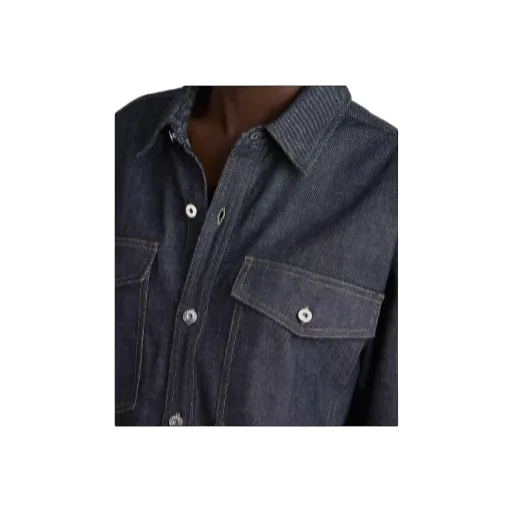 Oversized Denim Shirt In Indigo