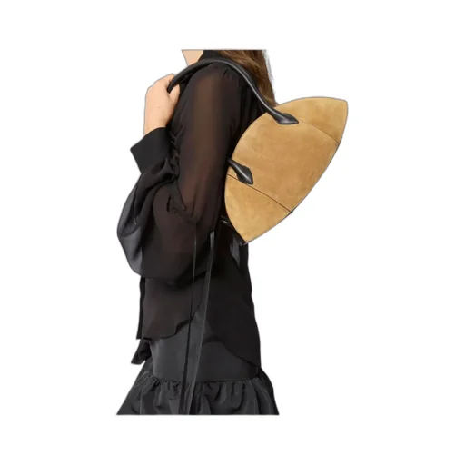 Medium Le Bal Suede Zip Shoulder Bag