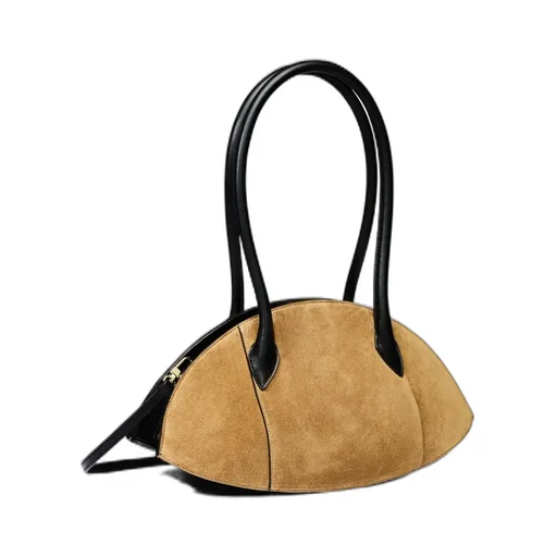 Medium Le Bal Suede Zip Shoulder Bag