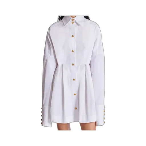 Balmain Tapered Shirt Dress