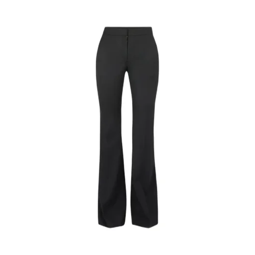 Bow-Detail Flared Trousers