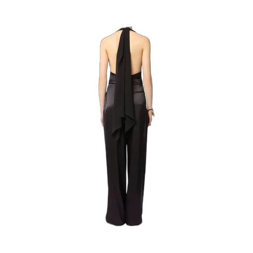 V-Neck Bow-Detail Silk Blouse