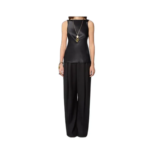 Drapped Satin Top