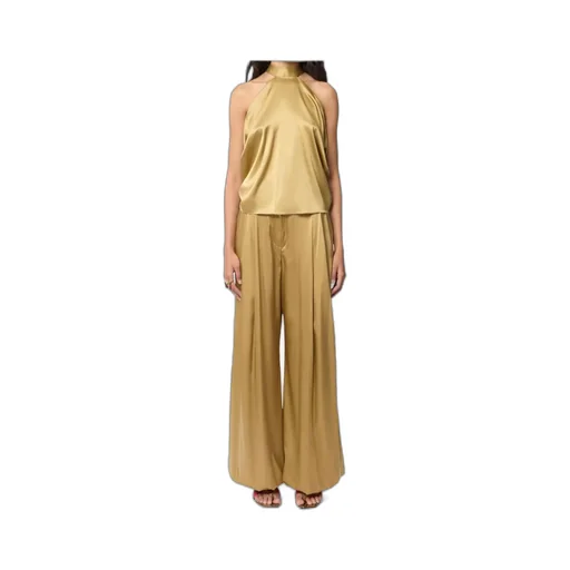 Halterneck Satin Blouse