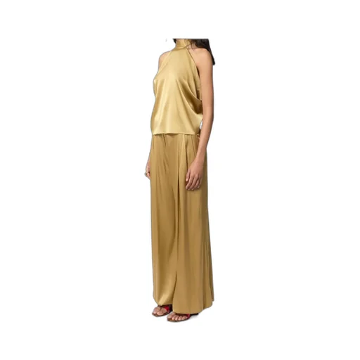 Halterneck Satin Blouse