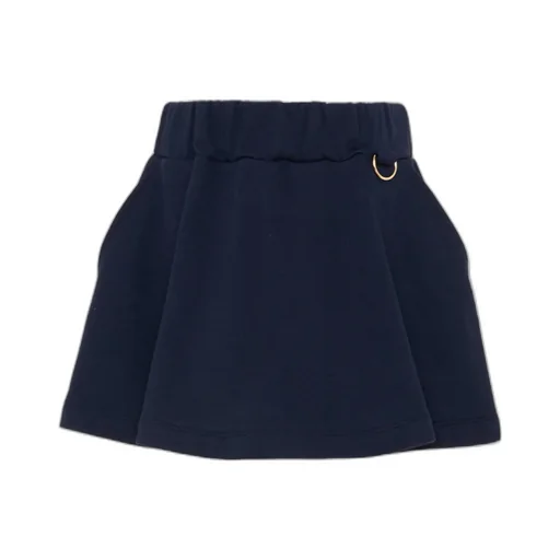 Fendi Kids Pleated Knitted Skirt