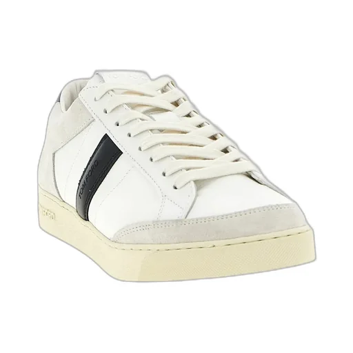 Tom Ford	Logo Debossed Lace-Up Sneakers