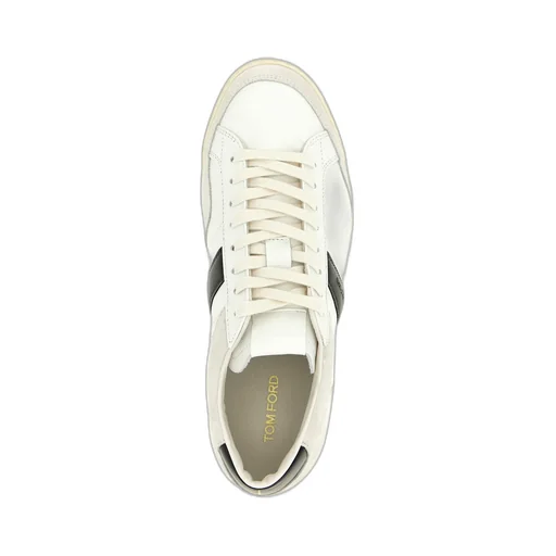Tom Ford	Logo Debossed Lace-Up Sneakers